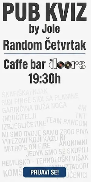 Pub Kviz by Jole, Doors Brod